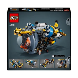 LEGO TECHNIC BADAWCZA ŁÓDŹ PODWODNA SUBMARINE OKRĘT GŁĘBINOWY KLOCKI 42201
