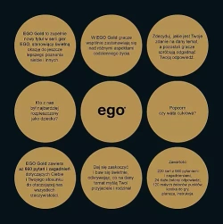 GRA PLANSZOWA TOWARZYSKA IMPREZOWA EGO GOLD KARTY Z PYTANIAMI TREFL 02165