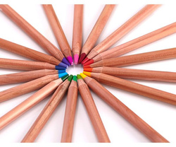 KREDKI OŁÓWKOWE ASTRA CEDROWE PRESTIGE 24 NASYCONE KOLORY WYRAZISTE