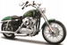 MODEL HARLEY 2013XL 1200V SEVENTY TWO 1:12 ZIELONY