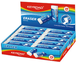 GUMKA DO ŚCIERANIA MAZANIA BIAŁA MAXI UNIWERSALNA KEYROAD - 2 szt.