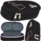 PIÓRNIK SZKOLNY SASZETKA USZTYWNIONA MAJEWSKI ST.RIGHT CZARNY K-POP LOVER