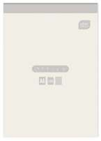 BLOK BIUROWY NOTATNIK A6 100K KRATKA - INTERDRUK