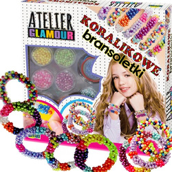 ATELIER GLAMOUR KORALIKOWE BRANSOLETKI - DROMADER