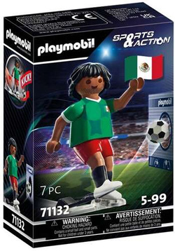 PLAYMOBIL PIŁKARZ REPREZENTACJI MEKSYKU PIŁKA NOŻNA FIGURKA KLOCKI