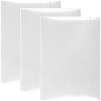 TECZKA Z GUMKĄ A4 3-SKRZYDŁOWA LAKIEROWANA OFFICE PRODUCTS BIAŁA - 3 szt.