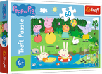 PUZZLE 60 ELEMENTÓW ŚWINKA PEPPA WAKACYJNA PRZYGODA UKŁADANKA TREFL 17326