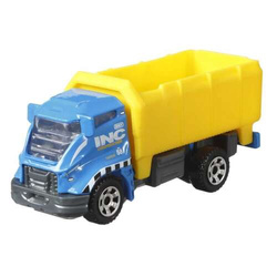 MATCHBOX CIĘŻARÓWKA Z BETONIARKĄ BUDOWA PRZYCZEPA FIGURKI AUTO HITCH HAUL