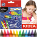 KREDKI SZKOLNE GRAFIONOWE 12 INTENSYWNYCH KOLORÓW DERFORM KIDEA