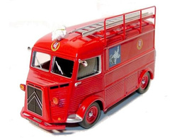 CITROEN TYPE H POMPIERS USINE 1:43 METAL MICHELIN