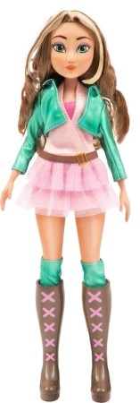 LALKA WINX CLUB ICONIC FLORA WRÓŻKA 26 cm DŁUGIE BRĄZOWE WŁOSY PASEMKA