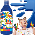 FARBA PLAKATOWA SZKOLNA BAMBINO 500 ml W BUTELCE MAJEWSKI NIEBIESKA