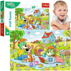 PUZZLE 60 RODZINA TREFLIKÓW PRZYGODY RODZINY TREFLIKÓW TREFL 17394