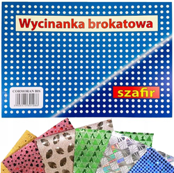 WYCINANKA BROKATOWA SZAFIR A4 6K - CORMORAN