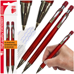 DŁUGOPIS I OŁÓWEK AUTOMATYCZNY 2w1 ICO GOLF 0.5mm HB CZERWONY