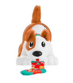 FISHER-PRICE PIESEK INTERAKTYWNY RACZKUJ ZE MNĄ EDUKACYJNY LICZENIE ALFABET