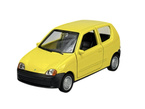 FIAT SEICENTO JASNY ŻÓŁTY SAMOCHÓD METALOWY WELLY 1:34 KOLEKCJONERSKE AUTO