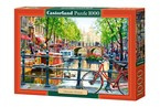 PUZZLE KRAJOBRAZ AMSTERDAMU 1000EL CASTORLAND