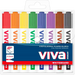 MARKERY DO TABLICY SUCHOŚCIERALNEJ KOLOROWE SZYBKOSCHNĄCE 8 KOLORÓW VIVA