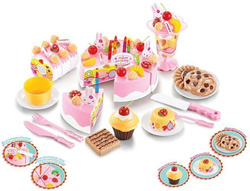 DUŻY TORT DO KROJENIA, AKCESORIA ŚWIATŁO I DŻWIĘKI