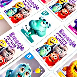 KARTY PIOTRUŚ EMOCJE MEMO PAMIĘĆ 2w1 STWORKI GRA KARCIANA ALEXANDER