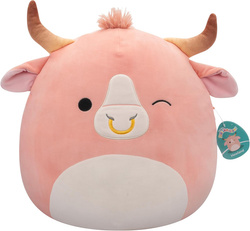 SQUISHMALLOWS MIĘKKA MASKOTKA PLUSZAK BRZOSKWINIONY BYK BRAHMA HOWLAND 40cm