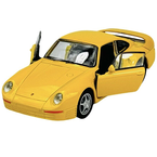 PORSCHE 959 ŻÓŁTY METALOWY SAMOCHÓD KOLEKCJONERSKI WELLY