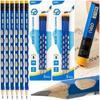 OŁÓWEK Z GUMKĄ HB DELI HEKSAGONALNY DRZEWO LIPOWE SZKOLNY 6 szt. (2 op.)