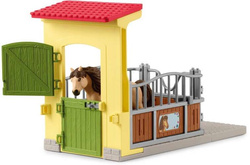 SCHLEICH FARM WORLD BOKS DLA KUCA ISLANDZKIEGO KONIK STAJNIA FIGURKA 42609