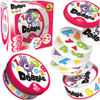 DOBBLE 1, 2, 3 GRA KARCIANA TOWARZYSKA 55 KART METALOWA PUSZKA DOOBLE REBEL