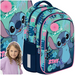 PLECAK SZKOLNY WODOODPORNY 4-KOMOROWY ST.MAJEWSKI STITCH STAY COOL