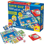 GRA EDUKACYJNA SUPER QUIZ 1000 PYTAŃ NAUKA KARTY MAŁY GENIUSZ LISCIANI