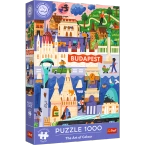 PUZZLE 1000 ELEMENTÓW ART OF COLOUR BUDAPESZT WĘGRY UKŁADANKA TREFL 12107