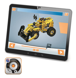 KLOCKI KONSTRUKCYJNE BULDOŻER POJAZD BUDOWLANY 10 MODELI CLEMENTONI