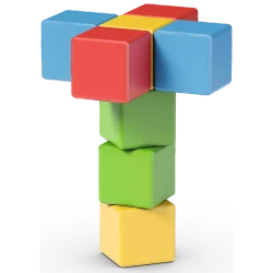 GEOMAG KLOCKI MAGNETYCZNE MAGICUBE FULL COLOR 25EL