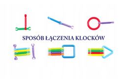 KREATYWNE KLOCKI MAŁYCH GENIUSZY PATYKI KONSTRUKCYJNE SŁOMKI 360 EL. ASKATO