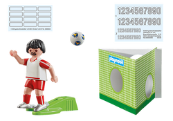 PLAYMOBIL PIŁKARZ REPREZENTACJI POLSKI PIŁKA NOŻNA FIGURKA KLOCKI