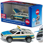 MERCEDES-BENZ E-CLASS POLIZEI METALOWY MODEL KOLKEJCONERSKI 1:50 SIKU