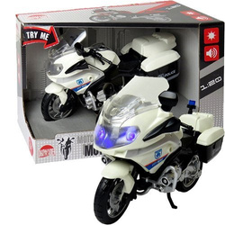 MOTOCYKL POLICYJNY MOTOR ŚWIATŁO DŹWIĘK - POLICJA