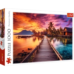 PUZZLE 1000 RAJSKA WYSPA WIDOK ZACHÓD SŁOŃCA UKŁADANKA TREFL 10928