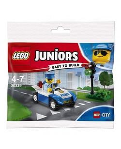 KLOCKI LEGO JUNIORS POLICE - PATROL DROGOWY 30339
