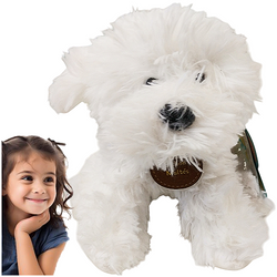 PLUSZAK MASKOTKA PIESEK UROCZA PRZYTULANKA MIĘKKA 18 cm MALTAŃCZYK