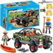 PLAYMOBIL WILD LIFE SAMOCHÓD TERENOWY KAJAK FIGURKI AUTO PICKUP FIGURKI