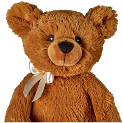 PLUSZAK MASKOTKA MIŚ MISIEK PRZYTULANKA MIĘKKA WŁOCHATA ECO-LINE 35 cm