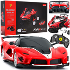 FERRARI FXX K EVO SAMOCHÓD ZDALNIE STEROWANY DO SKŁADANIA PILOT R/C RASTAR