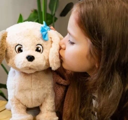 INTERAKTYWNY PIESEK LABRADOR MEGGY MASKOTKA EDUKACYJNA DŹWIĘK CHODZI