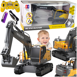 KOPARKA GĄSIENICOWA ZDALNIE STEROWANA VOLVO EC160E POJAZD BUDOWLANY RC 1:20