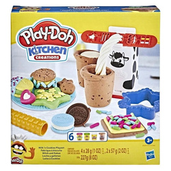 PLAY-DOH CIASTOLINA MLECZNE CIASTECZKA SŁODYCZE 224g MASA PLASTYCZNA HASBRO