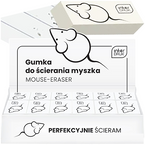 GUMKA DO ŚCIERANIA MAZANIA OŁÓWKA MYSZKA BIAŁA ELASTYCZNA INTERDRUK - 36szt