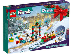 LEGO FRIENDS KALENDARZ ADWENTOWY ŚWIĄTECZNY KLOCKI 41758 OTWIERANA PLANSZA